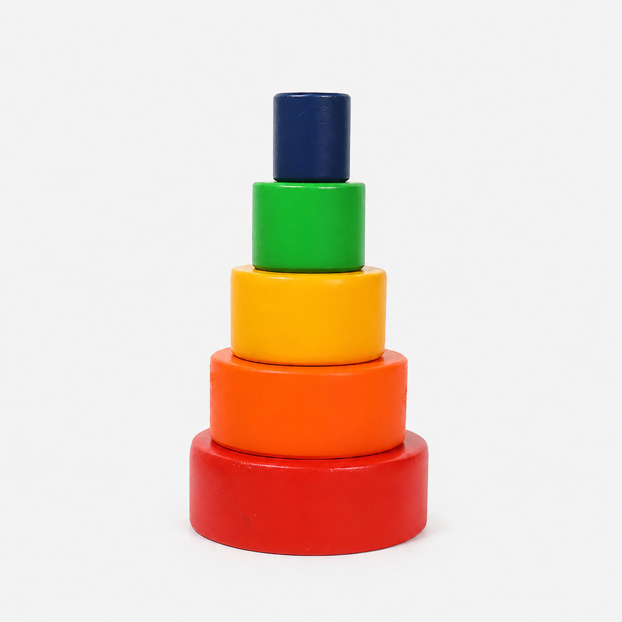 5-Piece Montessori Wooden Nesting & Stacking Bowls