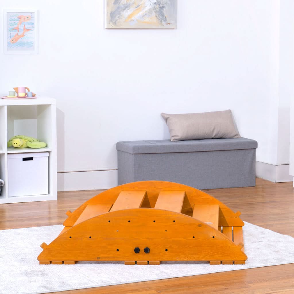 Jumbo Wooden Rocker Climber for Toddlers