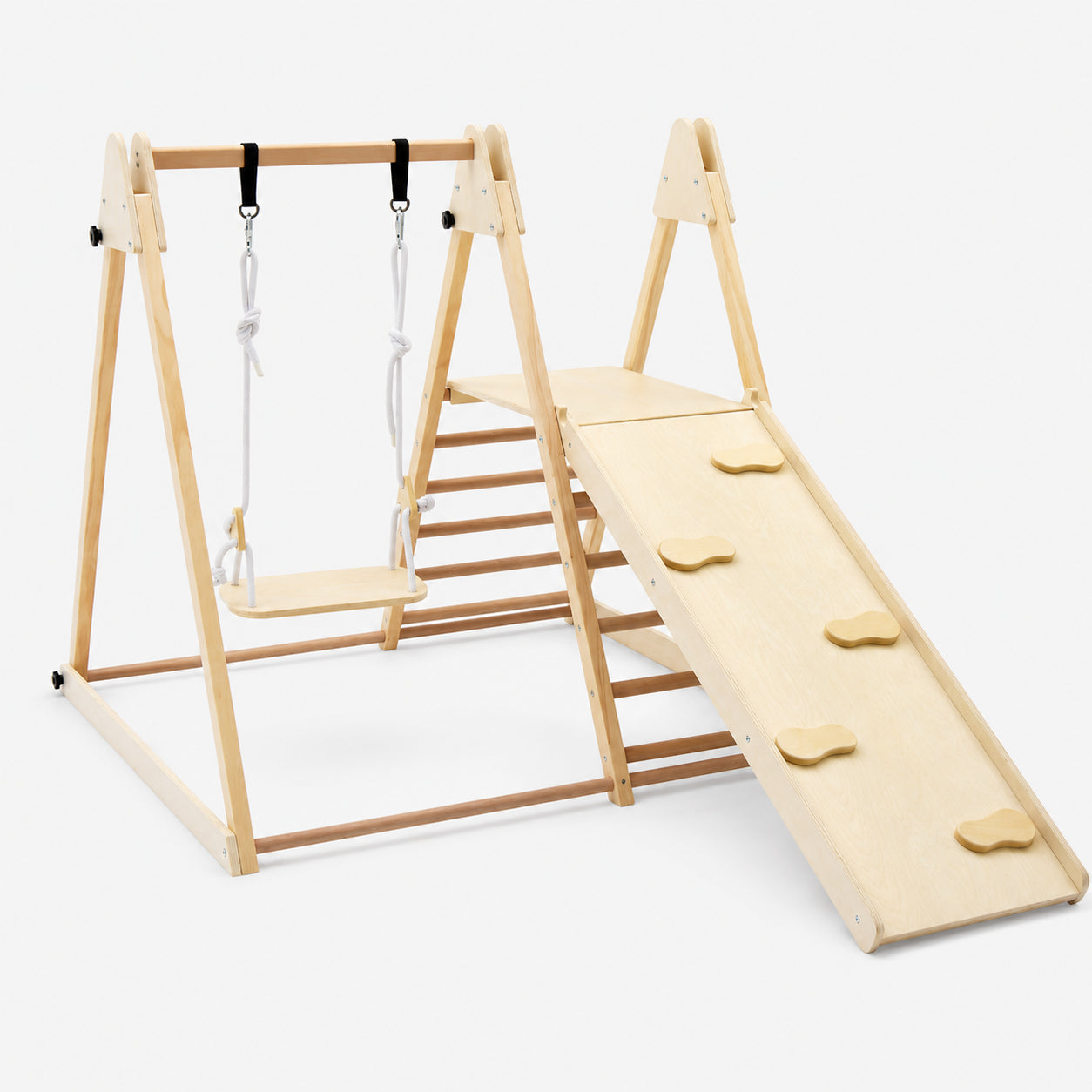 Montessori Wooden Indoor Jungle Gym