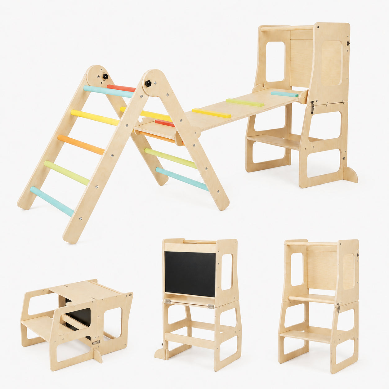 Montessori Climber & Toddler Tower Set