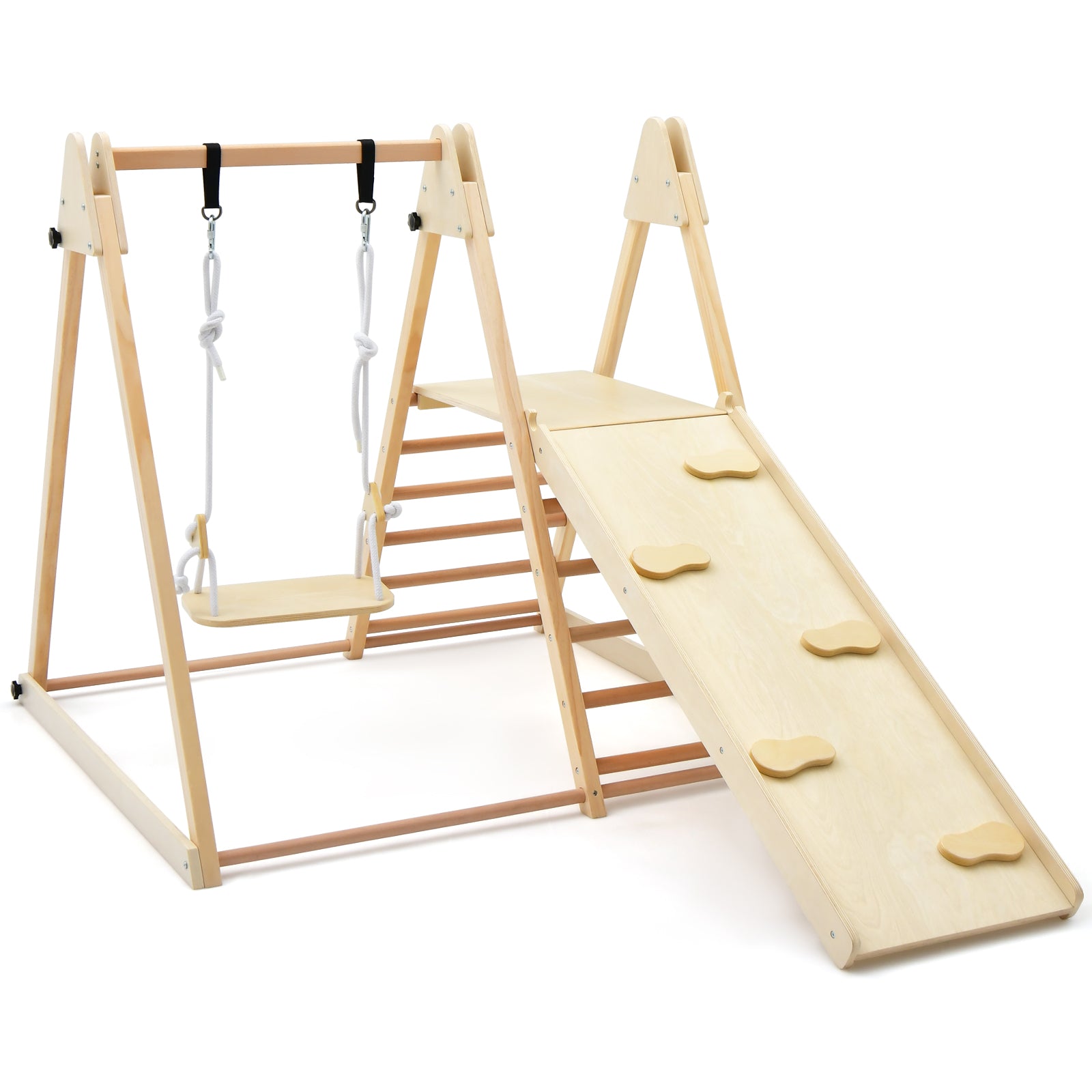 Montessori Wooden Indoor Jungle Gym