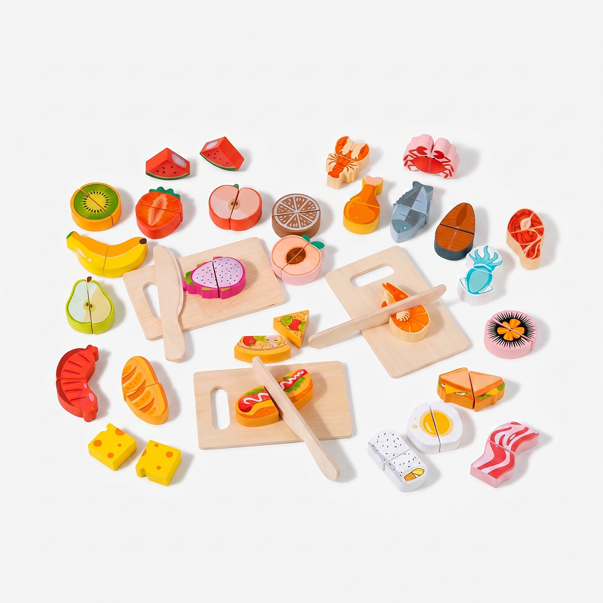 Wooden Kitchen Cutting Set