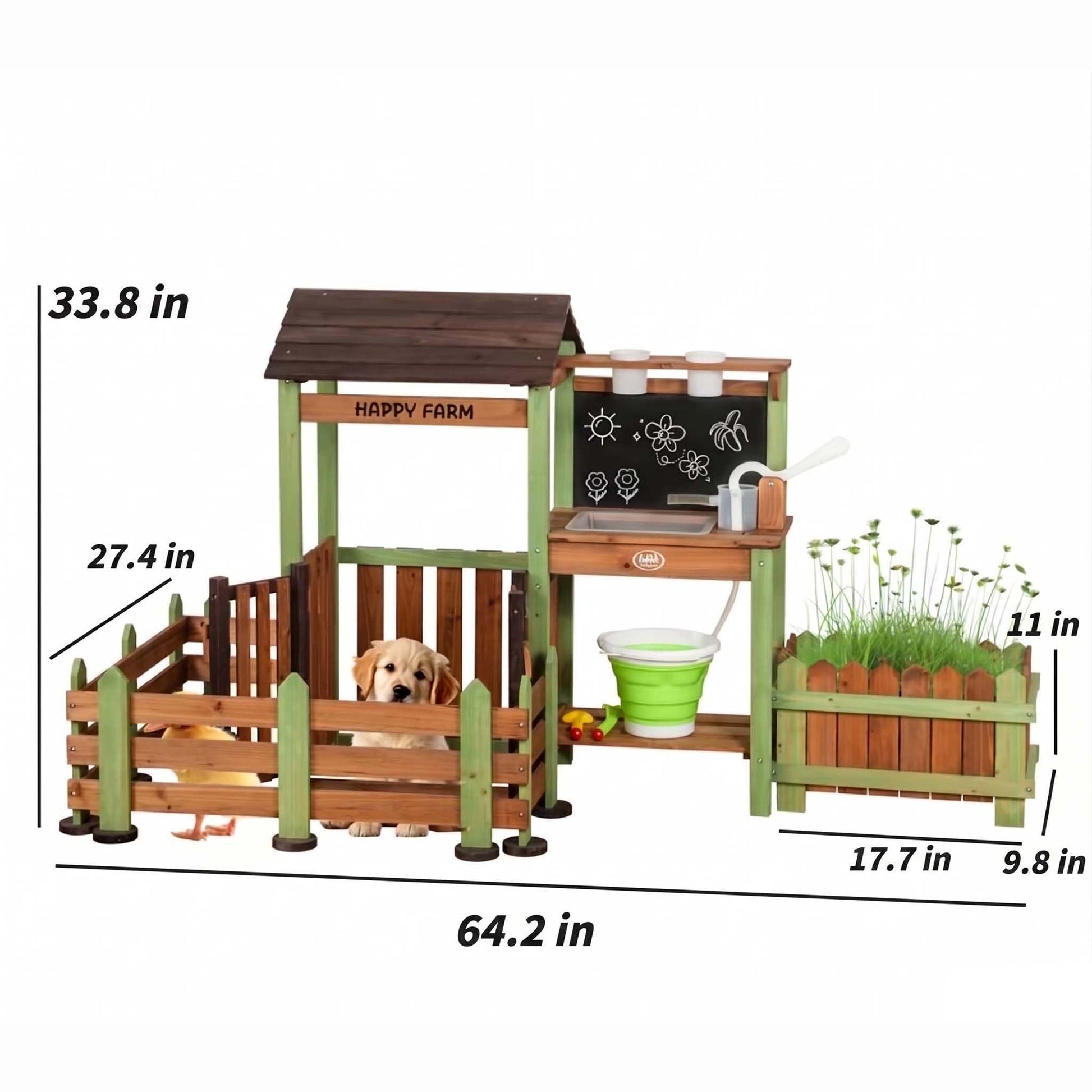 Mud Kitchen Farm Playset