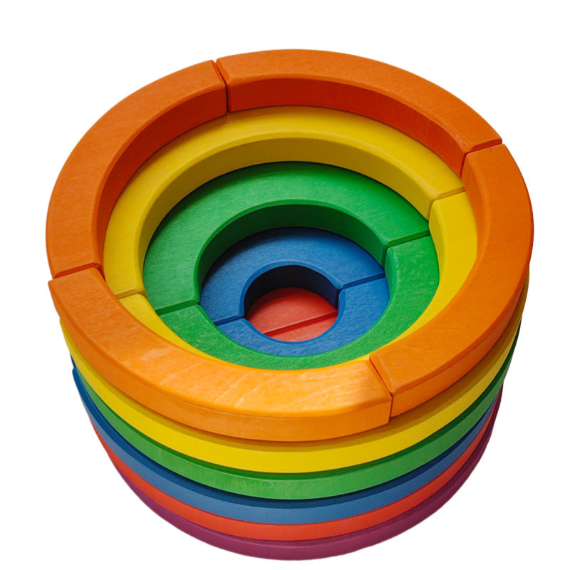 Educational Wooden Blocks Puzzle Toy