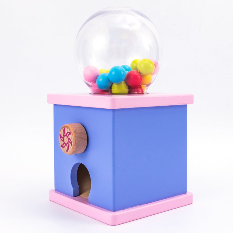 Wooden Bead Color Sorting Machine Toy for Toddlers
