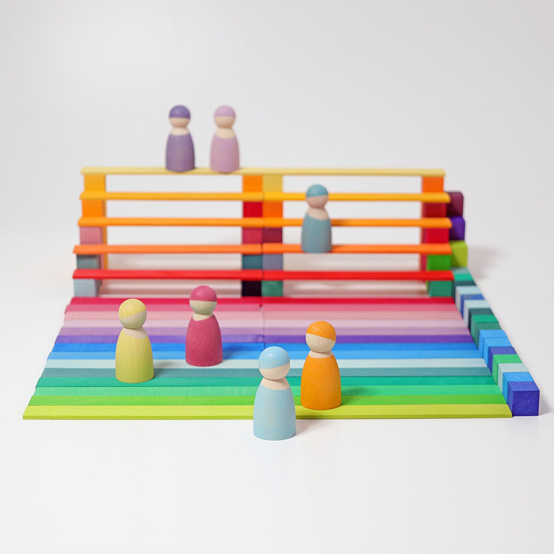 100 Pcs Wooden Da Vinci Bridge Sticks — STEM Construction Set for Kids
