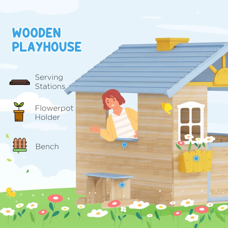 Hicooo® | Wooden Playhouse