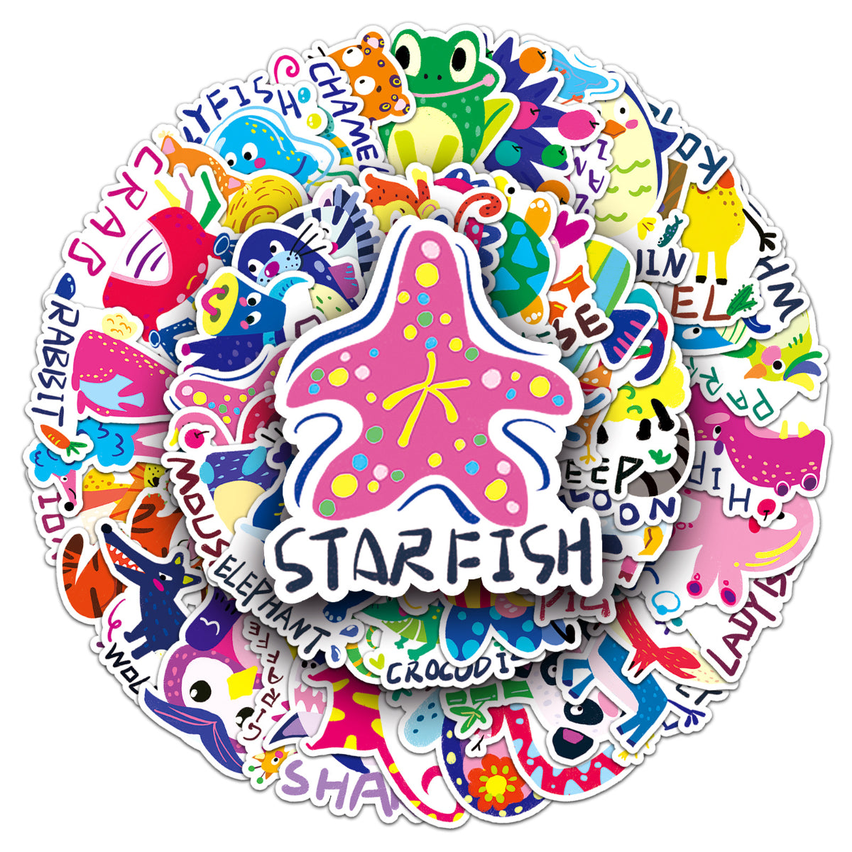 Children's Animal Sticker Set（Gift Only, Not Sold Separately）