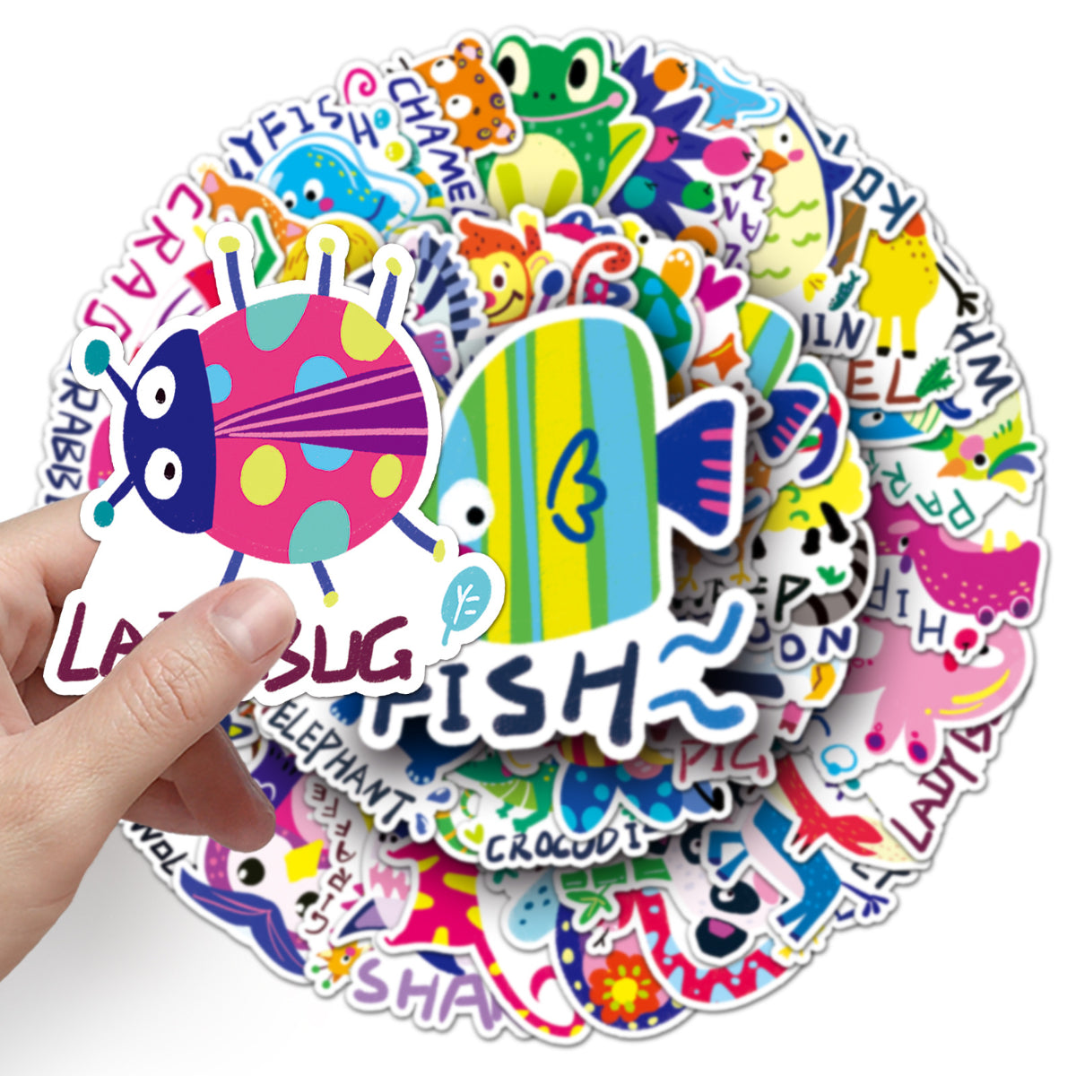 Children's Animal Sticker Set（Gift Only, Not Sold Separately）