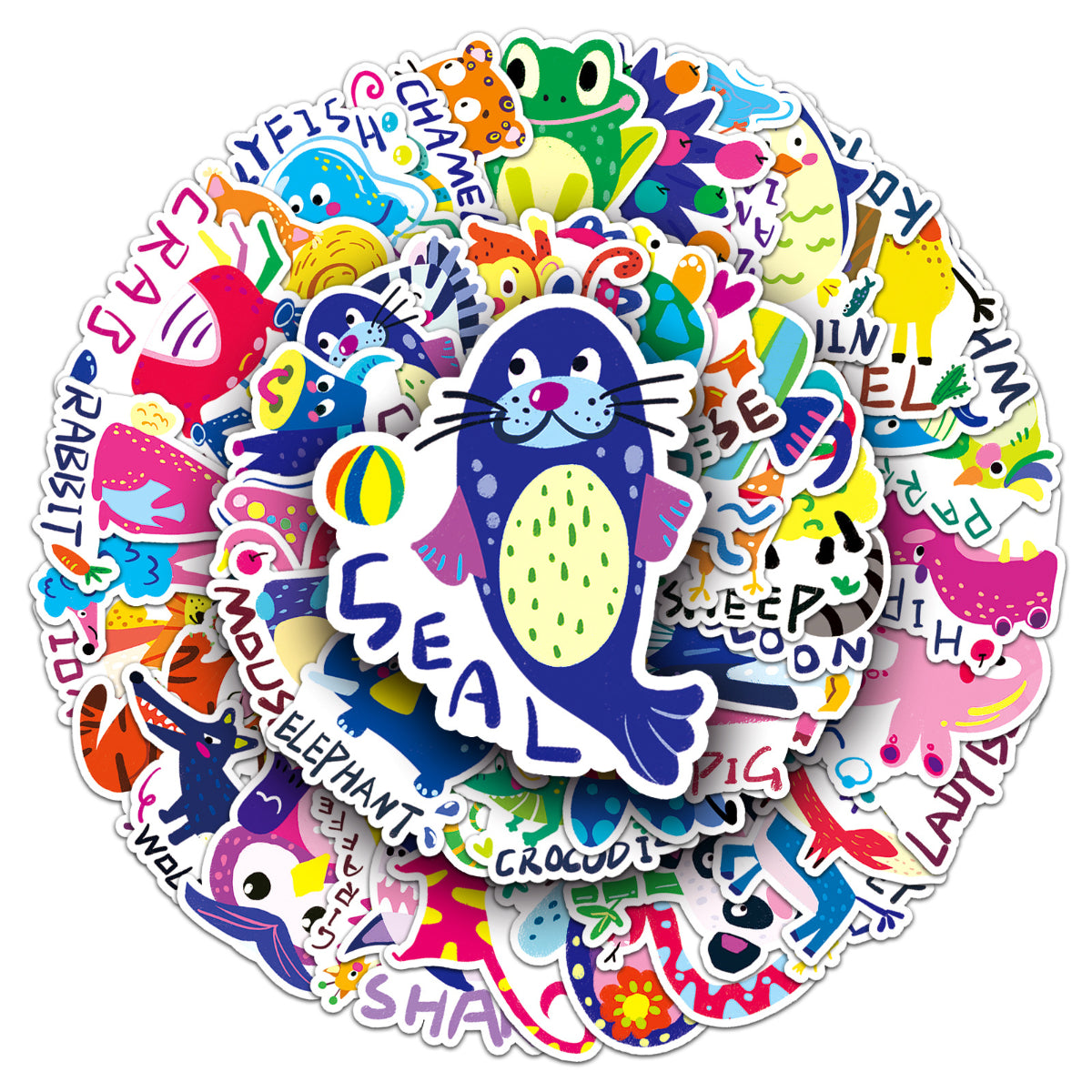 Children's Animal Sticker Set（Gift Only, Not Sold Separately）