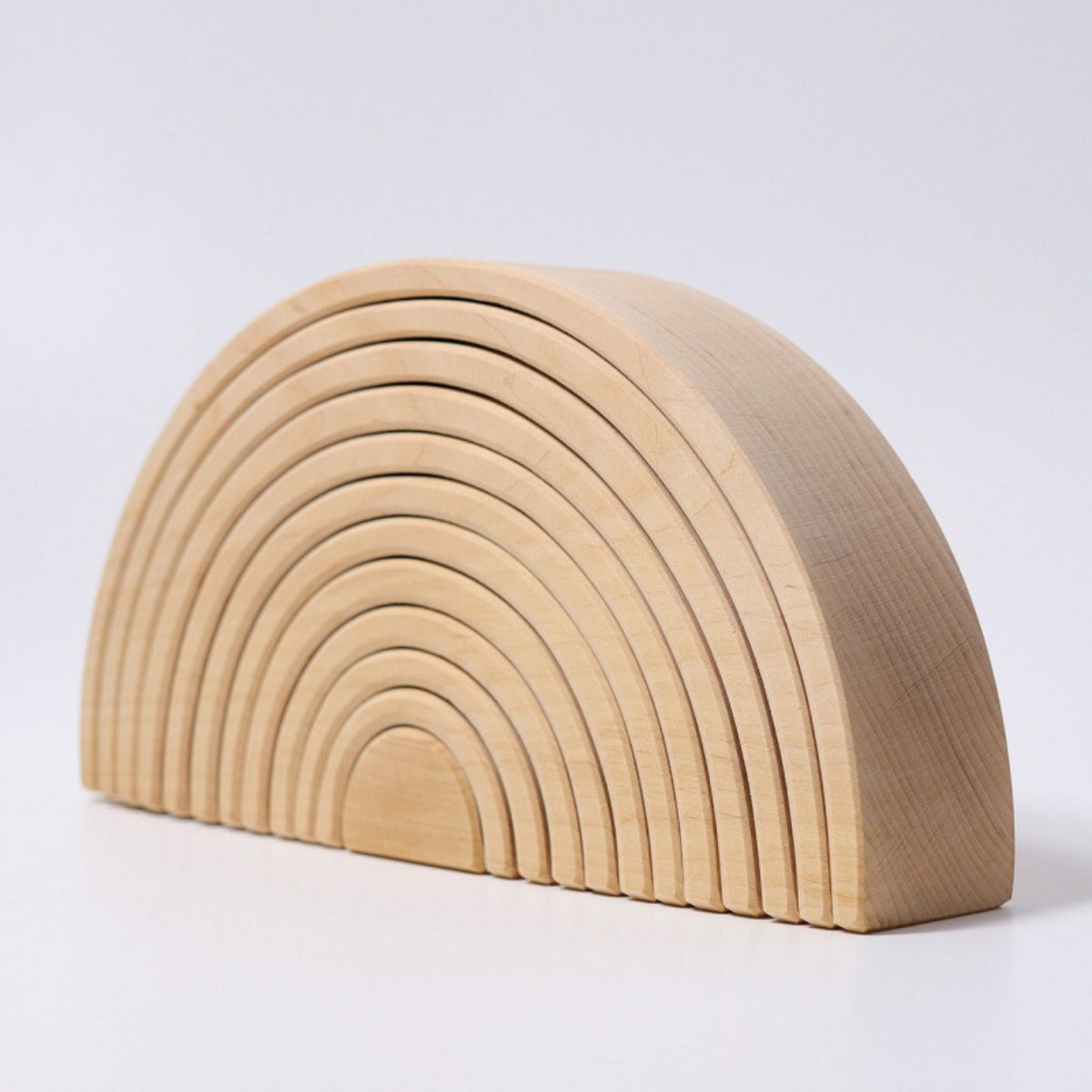 Wooden Rainbow Arch Stacker for Kids Open Ended Play