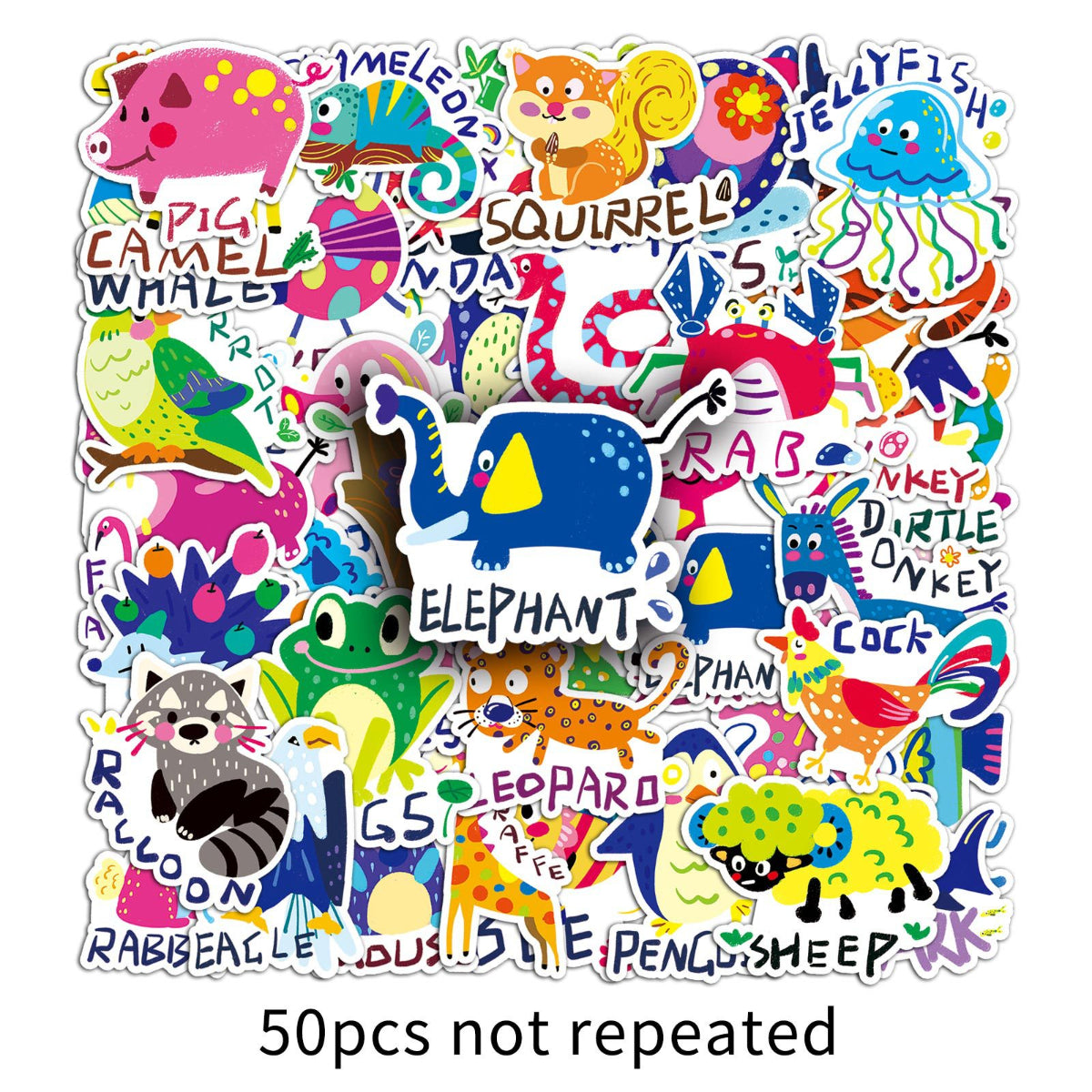 Children's Animal Sticker Set（Gift Only, Not Sold Separately）