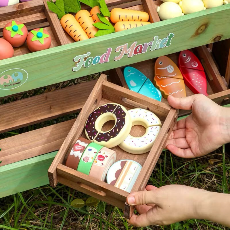 Wooden Kids Mud Kitchen Toy