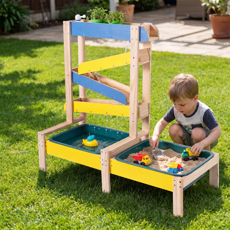 Dual Basin Sand and Water Table for Toddlers