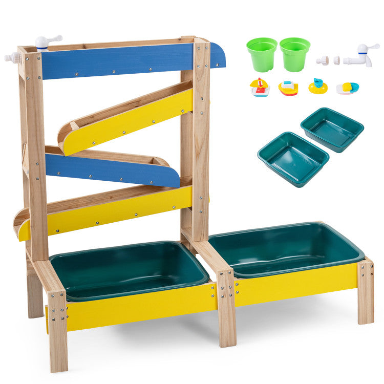 Dual Basin Sand and Water Table for Toddlers