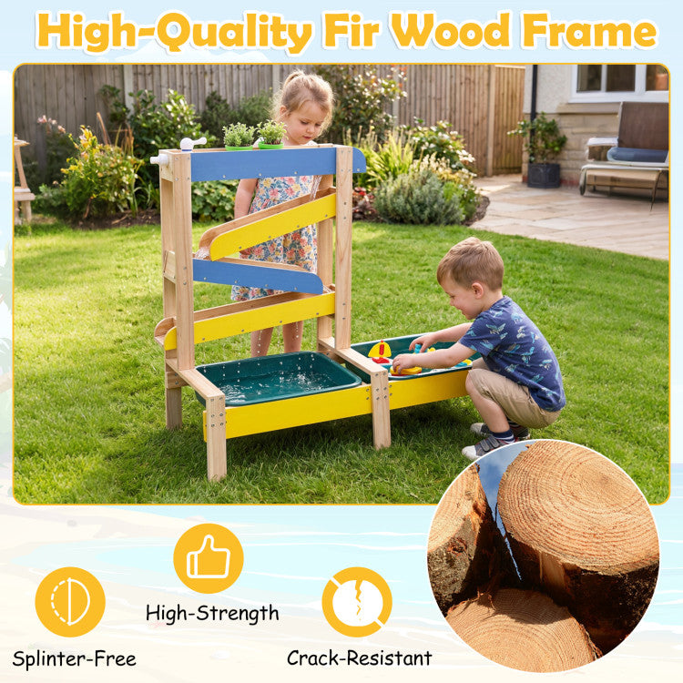 Dual Basin Sand and Water Table for Toddlers
