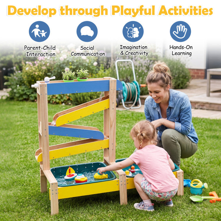 Dual Basin Sand and Water Table for Toddlers