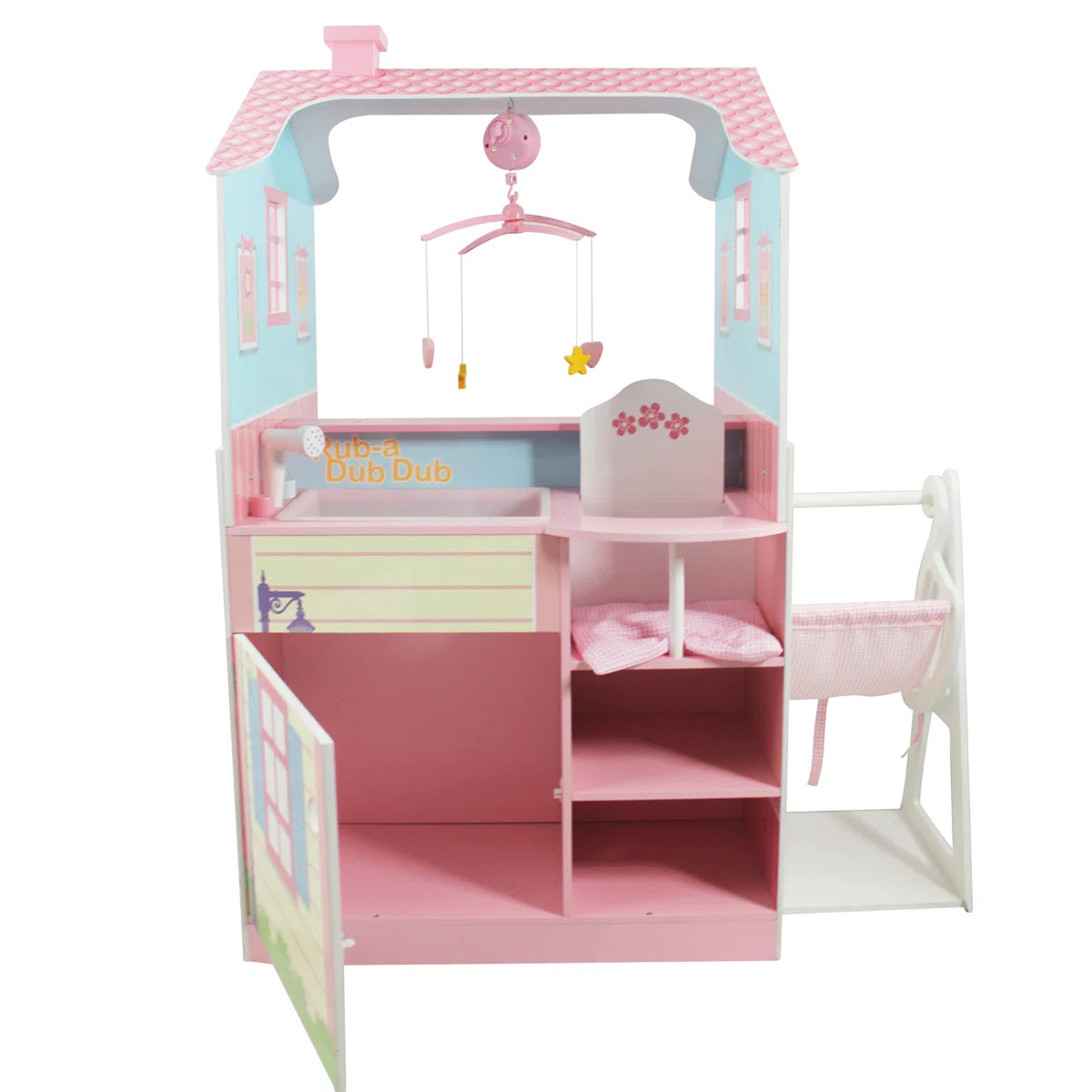 Wooden Baby Doll Nursery Station