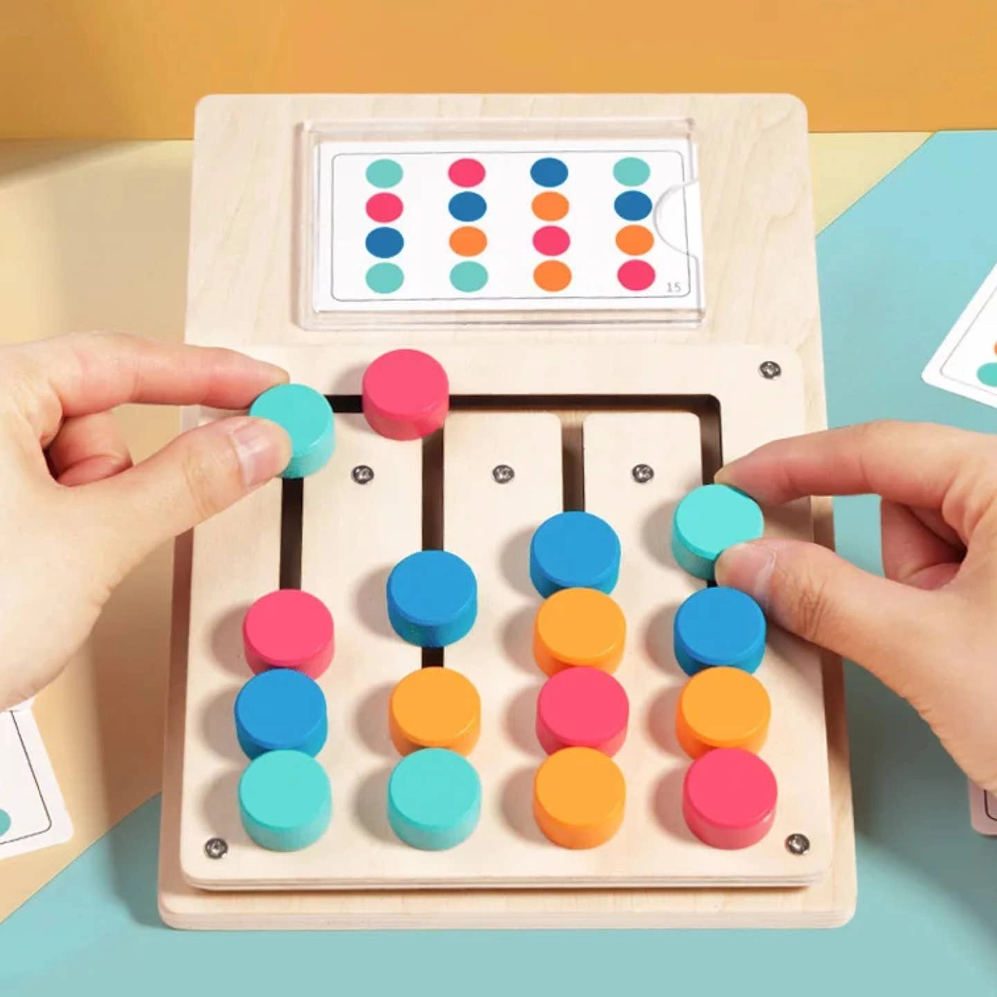 Hicooo® | Wooden Color Shape Matching Board Toy