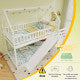 Twin Over Twin Bunk Bed with Slide & Staircase
