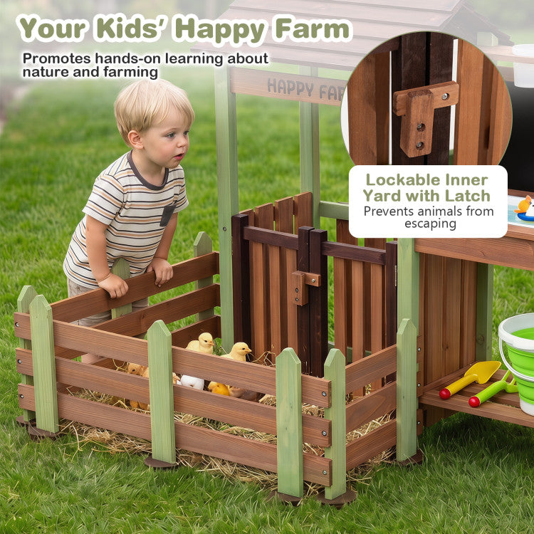 Mud Kitchen Farm Playset