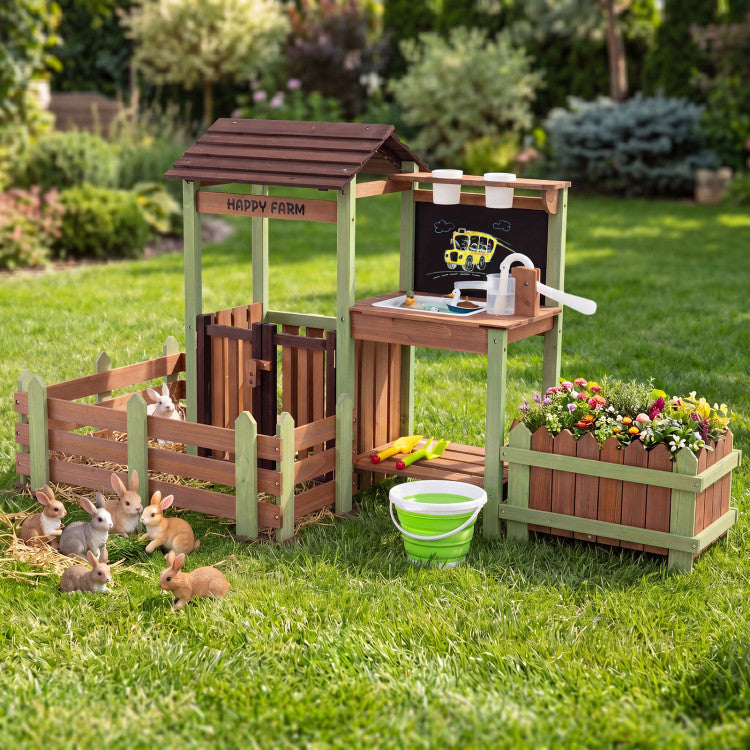 Mud Kitchen Farm Playset