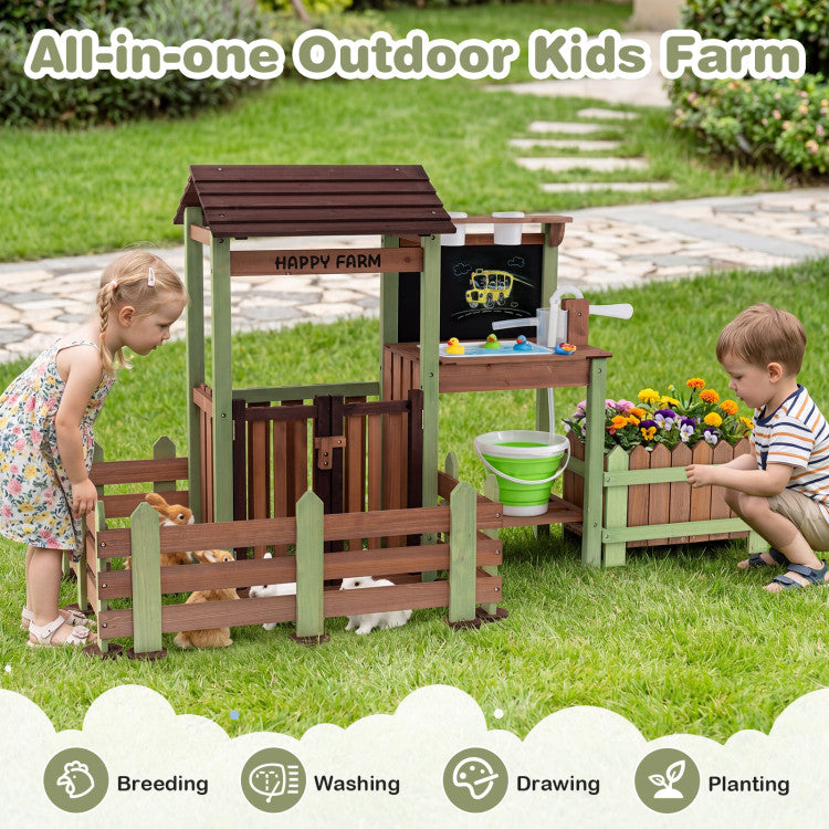 Mud Kitchen Farm Playset