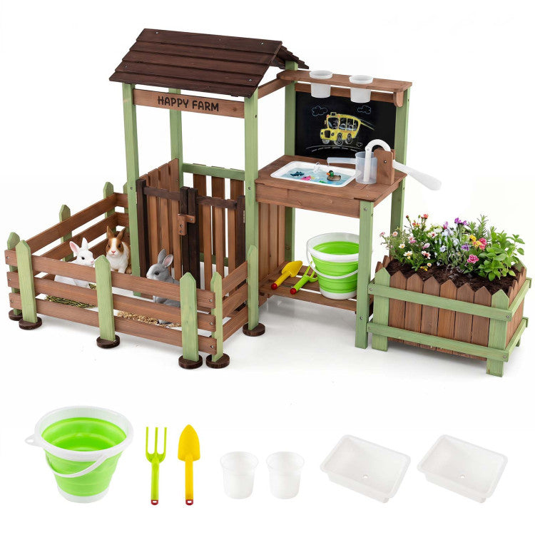 Mud Kitchen Farm Playset