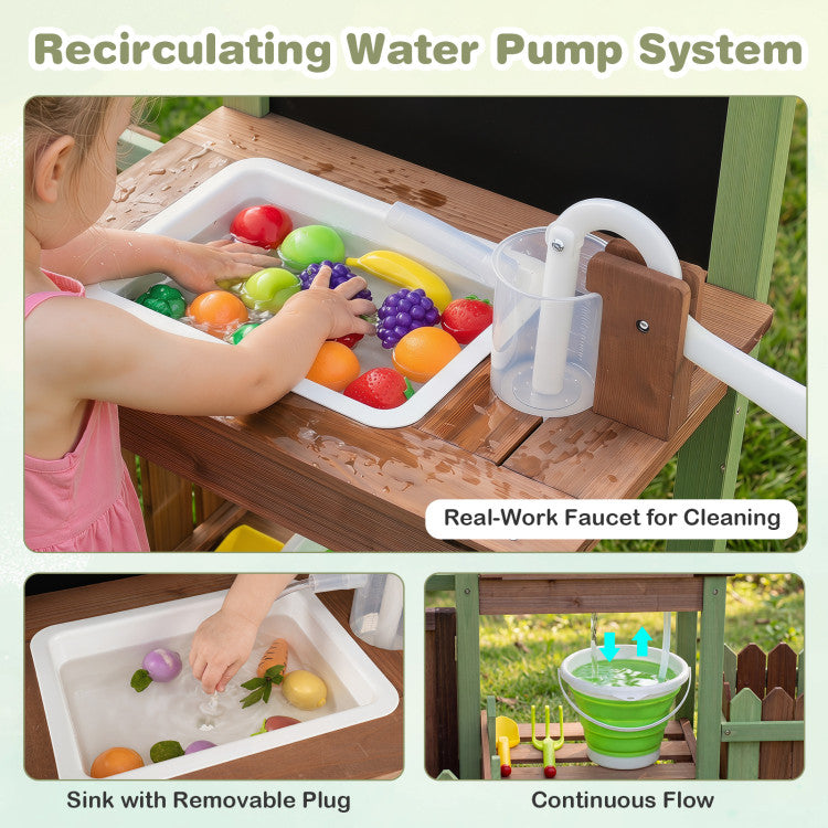 Mud Kitchen Farm Playset