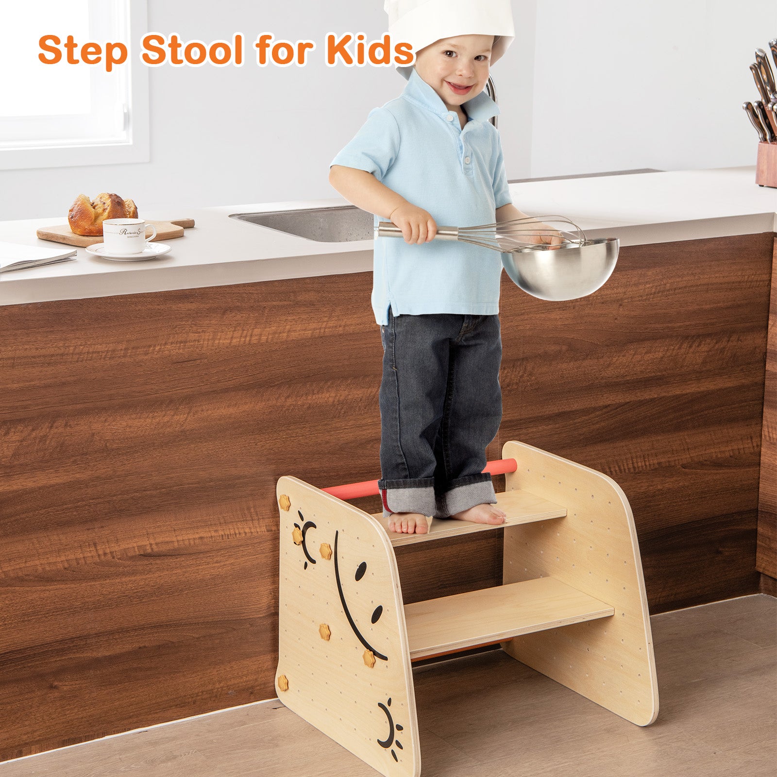 Montessori Wooden Climbing Triangle & Seesaw Set