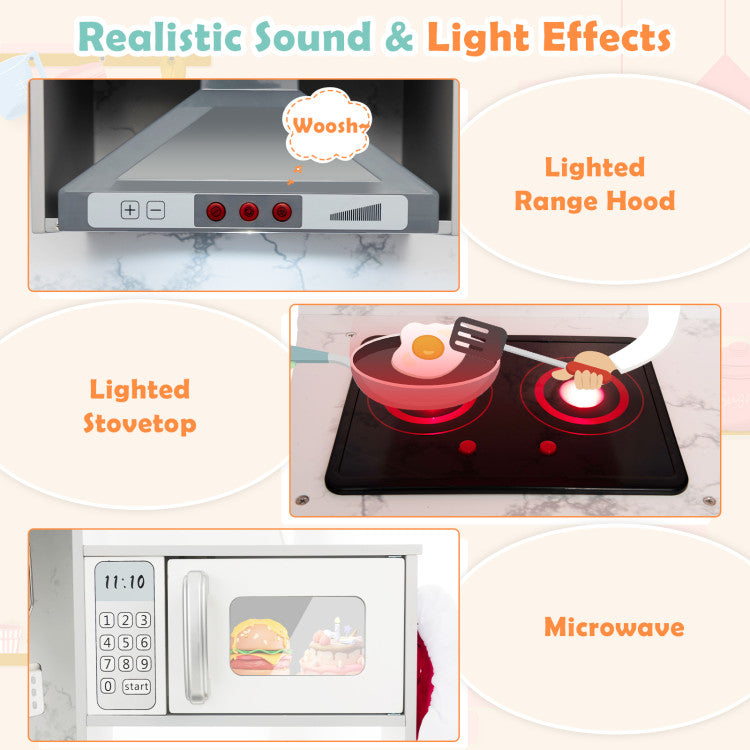 Wooden Interactive Pretend Cooking Toy for Kids