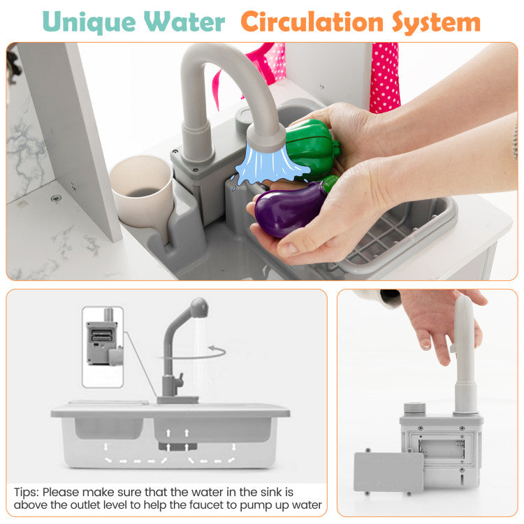 Wooden Interactive Pretend Cooking Toy for Kids