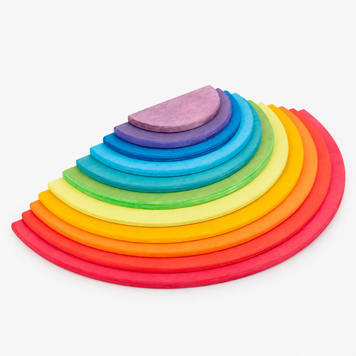 Wooden Rainbow Semicircle Stacker