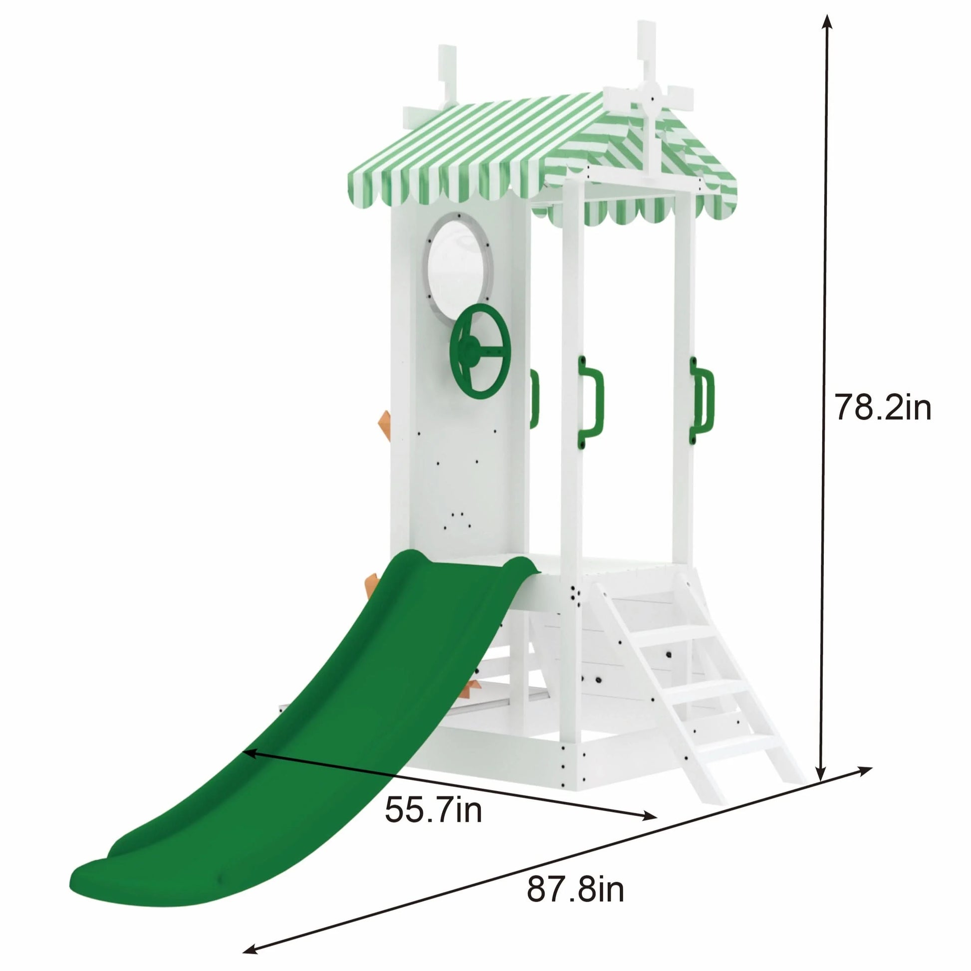 Toddler Outdoor Playset with Slide, Sprayer & Sensory Water Basin