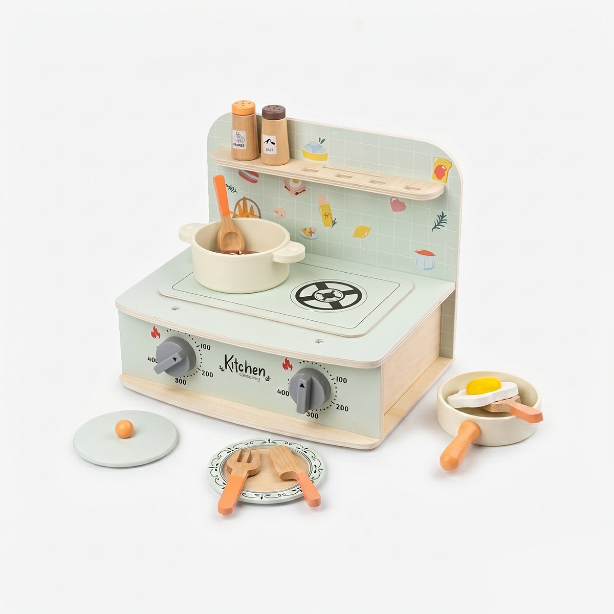 Hicooo® | Wooden Kitchen Play Set