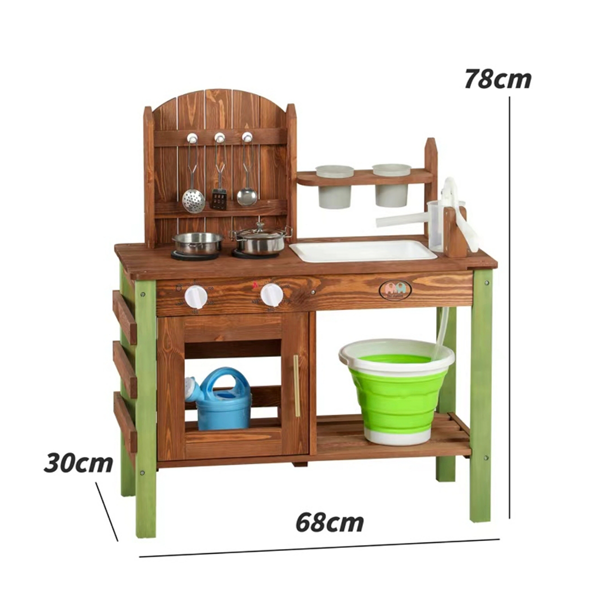 Hicooo® | Outdoor Wooden Mud Kitchen