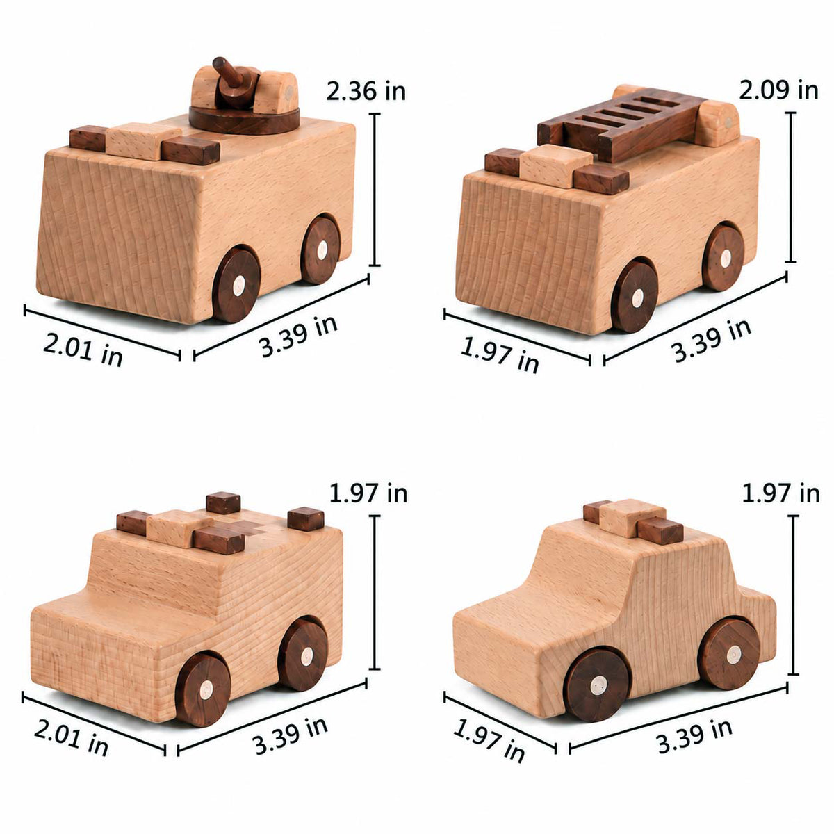 Wooden Construction Vehicles