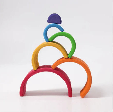Medium Wooden Rainbow Tunnel & Stacking Arches