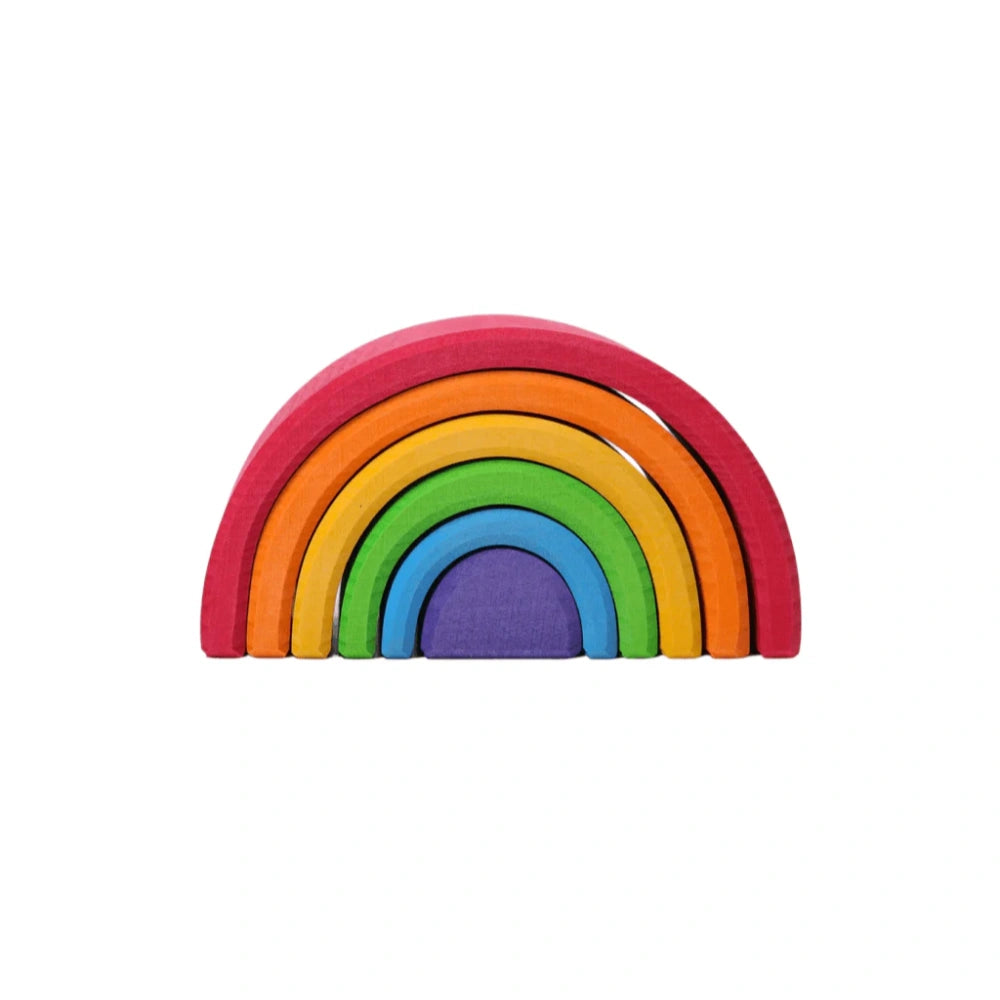 Medium Wooden Rainbow Tunnel & Stacking Arches