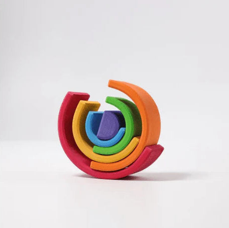 Medium Wooden Rainbow Tunnel & Stacking Arches