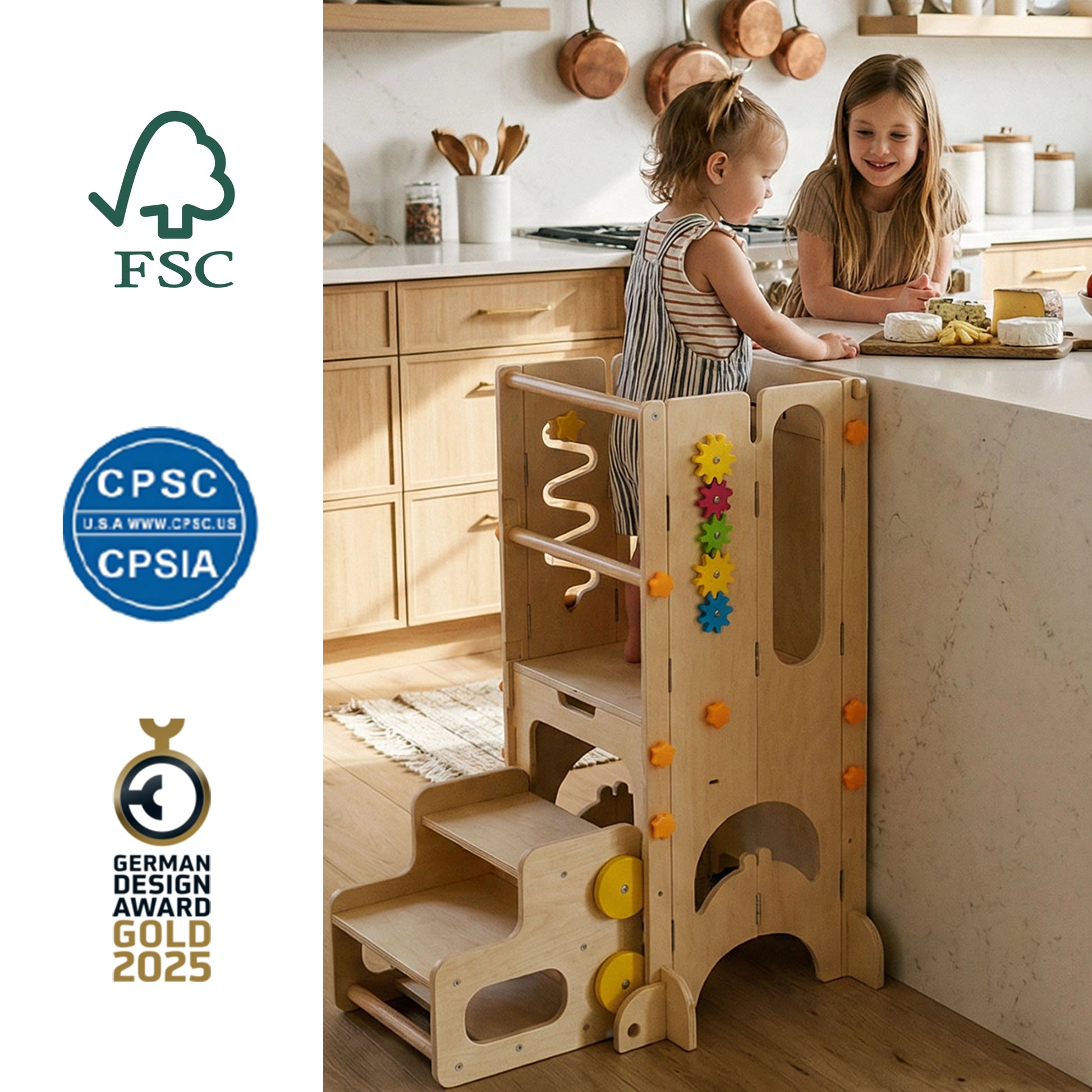 Hicooo® | Foldable Toddler Tower