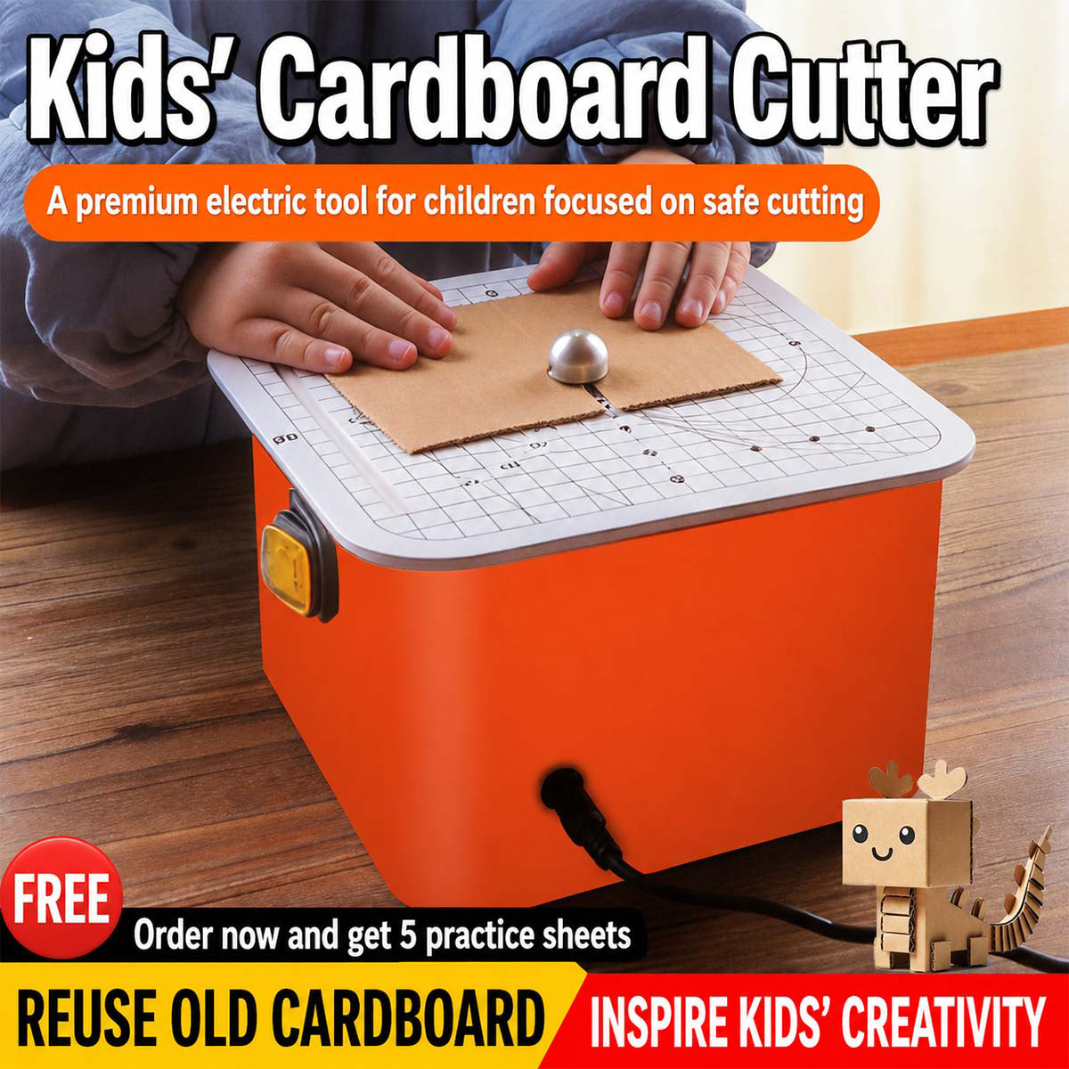 Cardboard Cutting Machine for Children