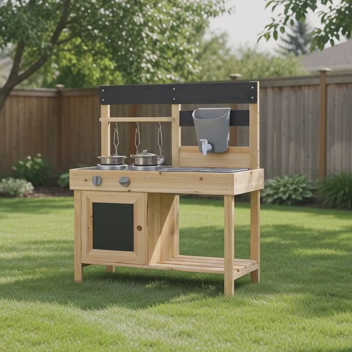 Dual Sink Mud Kitchen for Kids