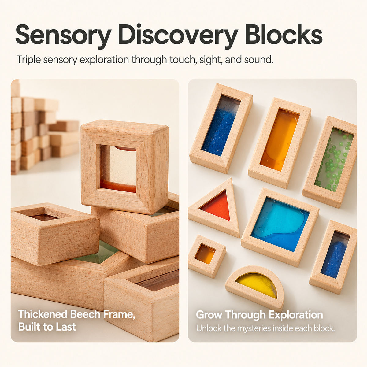Hicooo® | Sensory Rainbow Blocks