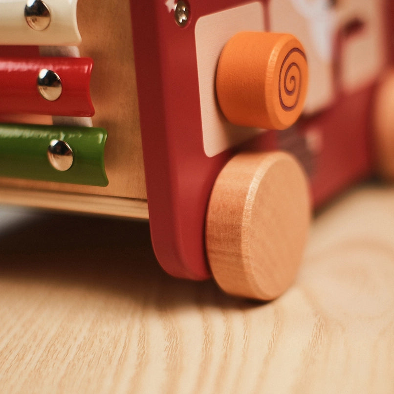 8-in-1 Wooden Animal Bus