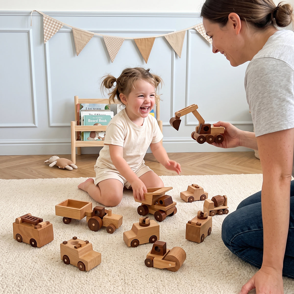 Wooden Construction Vehicles