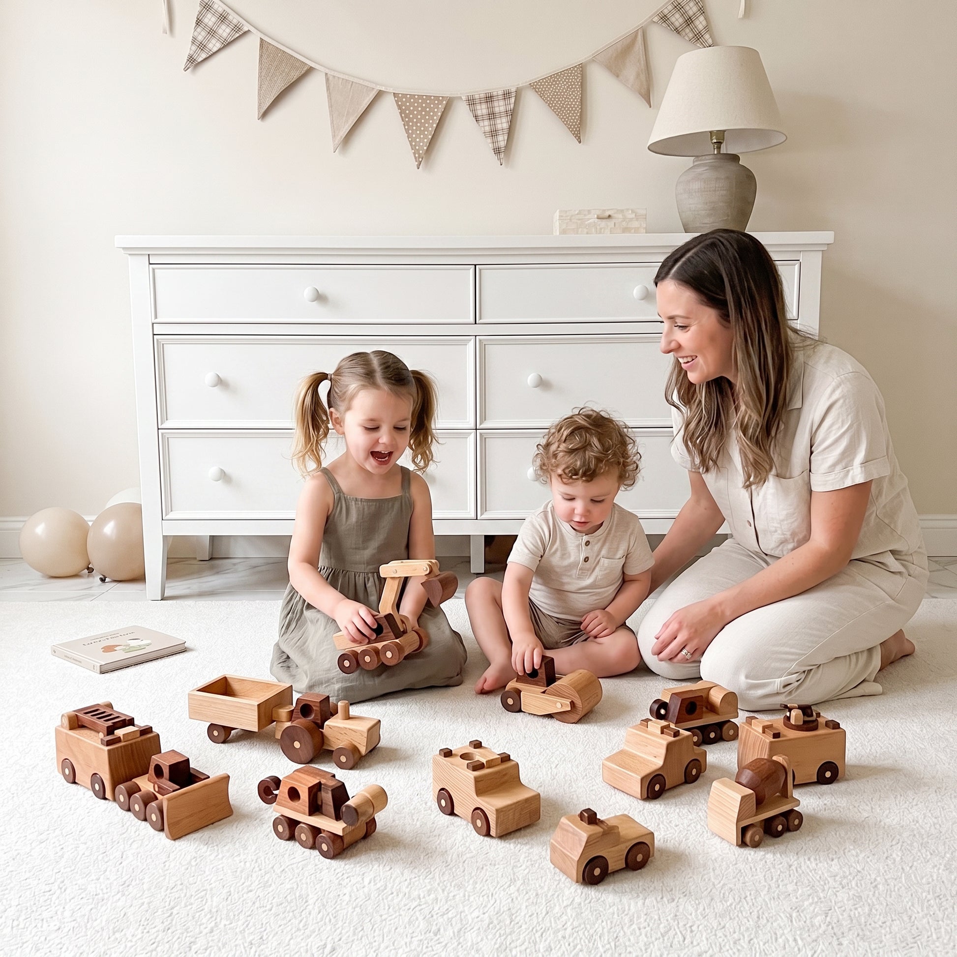 Wooden Construction Vehicles