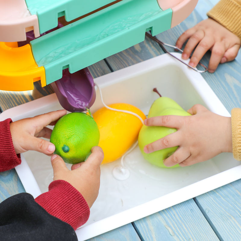 Wooden Outdoor Activity Table Mud Kitchen