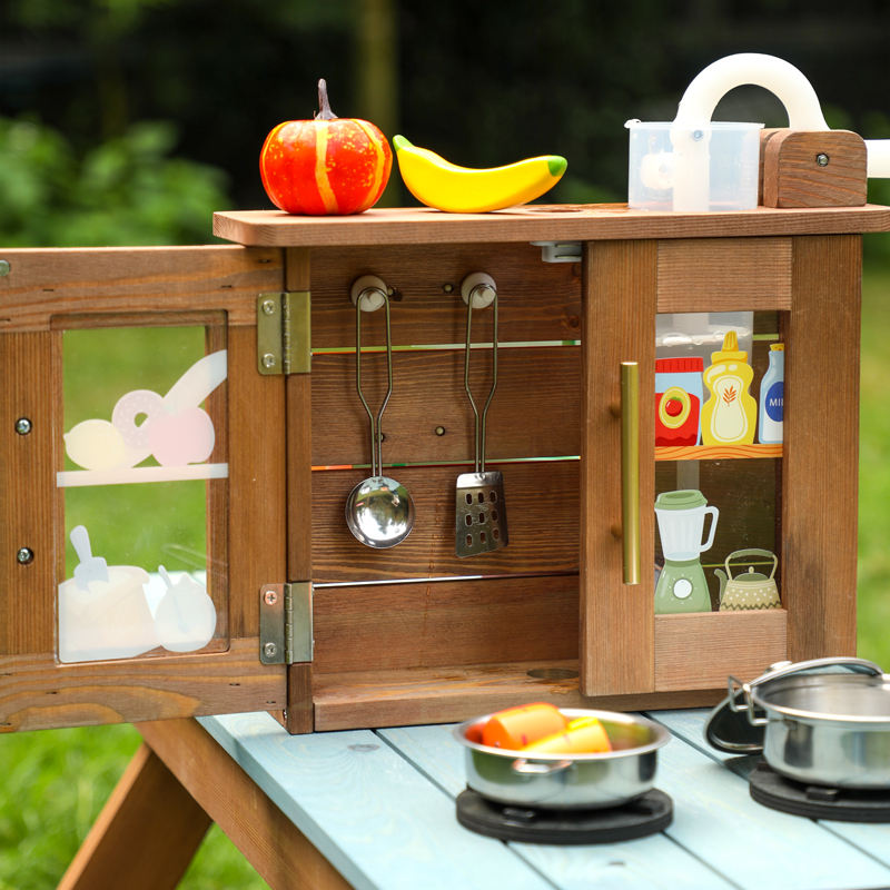 Wooden Outdoor Activity Table Mud Kitchen