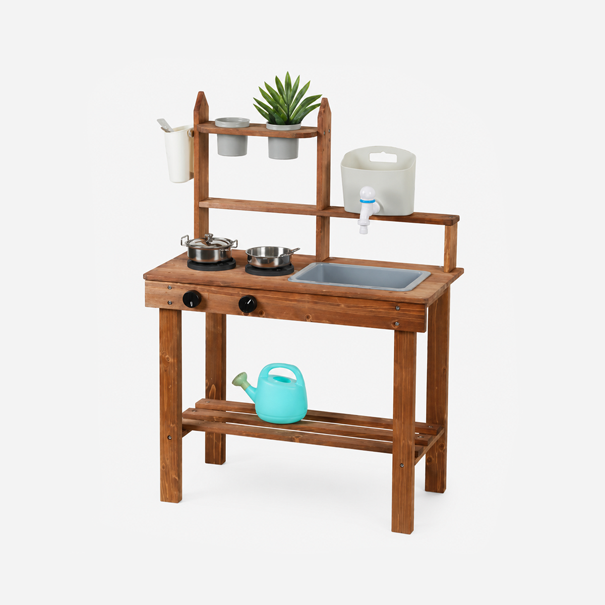 Wooden Outdoor Mud Kitchen Set